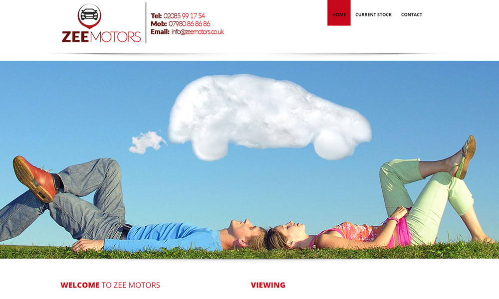 Zee Motors website