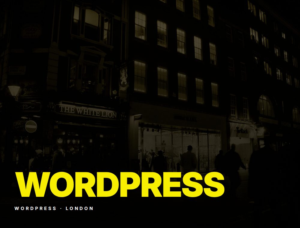 WordPress website development in London by Smart Graphix