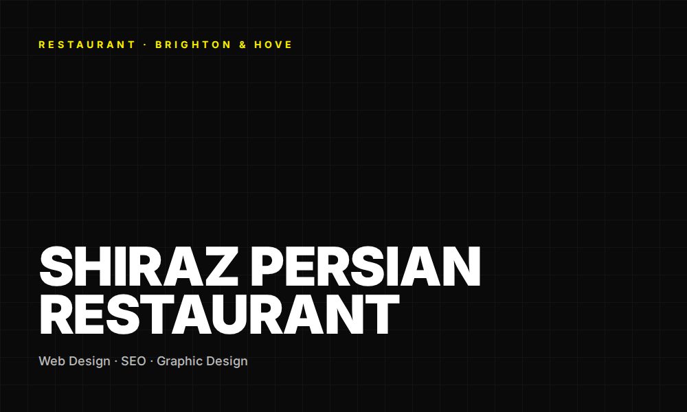 Shiraz Persian Restaurant website preview